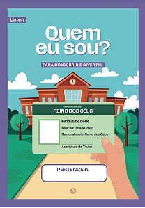 Pack de Atividades Quem eu sou? Listen (5 - 6 anos) 1° trimestre 2026 - QUEM SOU EU