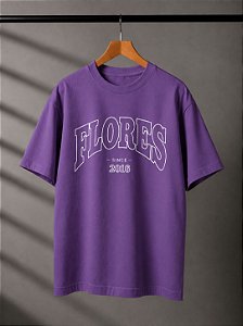 TSHIRT MALHAO FLORES GRAPE JUICE - P