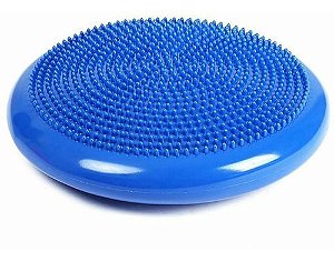 Disco De Equilíbrio Azul Balance Cushion Inflável Almofada 33cm