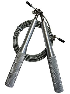 Corda Cross Speed Rope AL-14 2 Rolamentos Metal Prata