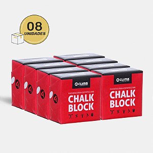 Caixa Magnésio Em Barra 8 unidades Chalk 56g 4Climb