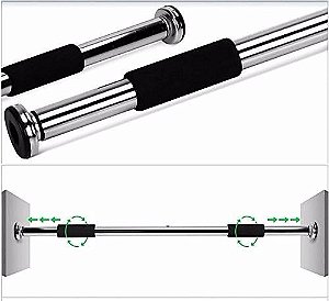 Barra De Exercício Para Porta - Performance Ajustável - Cross