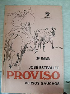 Proviso: Versos Gauchos, de José Estivalet