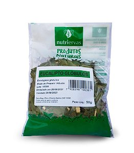 Chá Eucalipto Glóbulos 50g Nutriervas