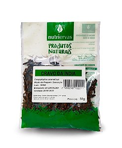 Chá Cravo da Índia 50g Nutriervas