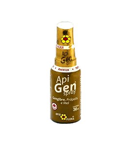 Apigen Spray Mel, Própolis e Gengibre 30 ml Apis Flora