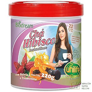 Chá De Hibisco Solúvel 220g  Unilife
