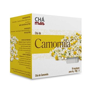 Chá De Camomila 10 Envelopes (10g)  Chá Mais