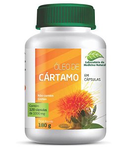 Óleo de Cartamo 120 Caps 1000mg Medicina Natural