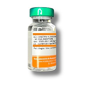 Kit com 10 uni. 10ml - Glicose 75% com Lidocaína 40mg