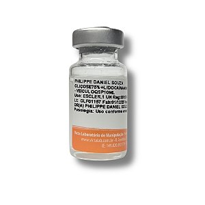 Glicose 75% com Lidocaína 40mg 10ml