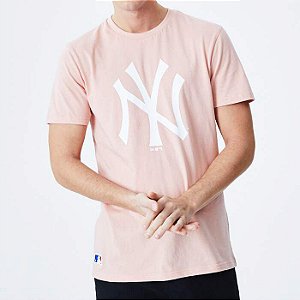 Camiseta New Era NY - Rosa