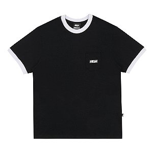 Camiseta High Company Pocket Tee Black White
