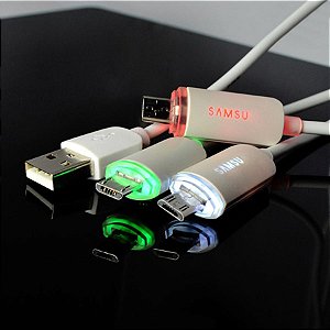Cabo Micro Usb de Led Samsung