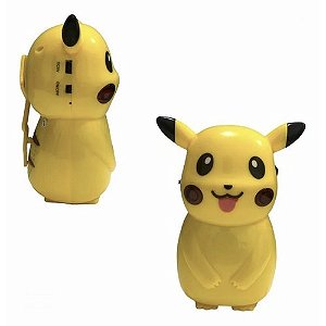Caixa de Som Pikachu Bluetooth c/Rádio Fm Usb YS-20