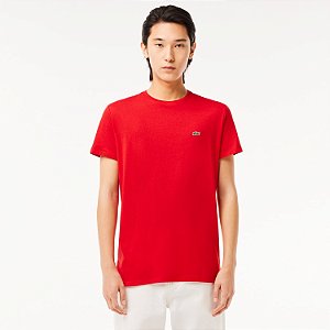 Camiseta Malha Peruana Vermelha