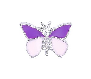 Charm - Borboleta Rosa e Roxa