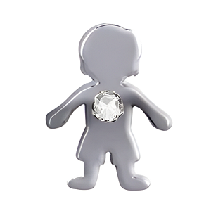 Charm - Menino Com Cristal