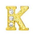 Charm - Letra K Ouro