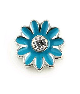 Charm - Margarida Azul Escura