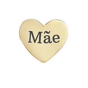 Charm - Coração Mãe OURO
