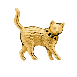 Charm - Gatoxinha Ouro