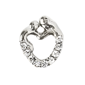 Charm - Coração Mãe e filho(a) Especial