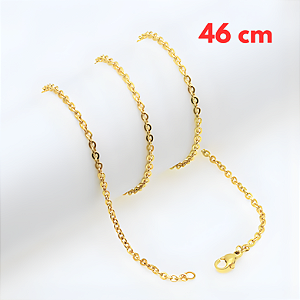 Corrente Soul Dourada 46 cm
