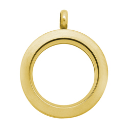 Medalhão Liso Gold - Pequeno (Brinde)