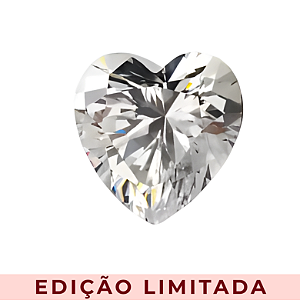 Charm - Cristal Coração Branco