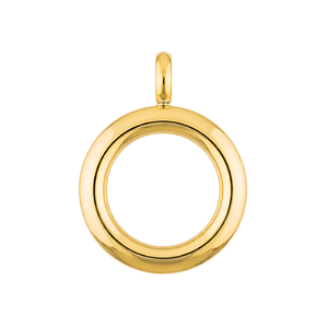 Medalhão Liso Gold - Pequeno