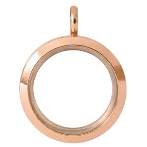 Medalhão Rosê Liso - Grande