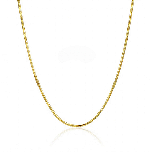 Corrente Lisa Dourada (45 cm)