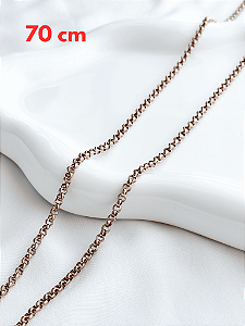 Corrente Paraíso Rosê 70 cm