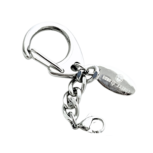 Mosquetão de Chaveiro Prata Para Medalhão