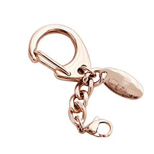 Mosquetão de Chaveiro Para Medalhão Rosê