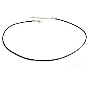 Corrente black de Couro Sintético 44 cm