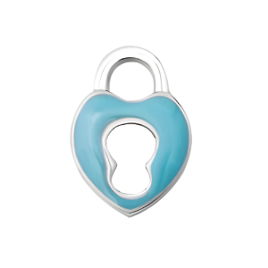 Charm - Cadeado Azul