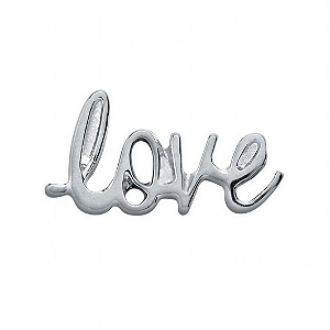 Charm - Love Desenhado Prata