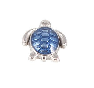 Charm - Tartaruga Caso Azul