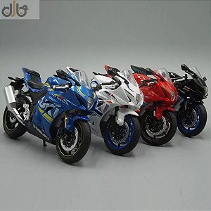 Coleção 12 Motos de Ferro em Miniatura 1/18 Review NINJA, CBR, BMW