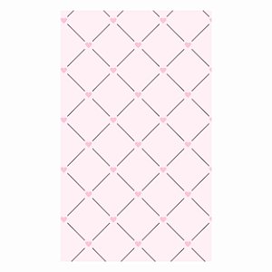 Papel de Parede Decorativo Coração Material 3M