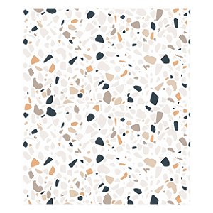 Papel de Parede Decorativo Terrazzo Bege Material 3M