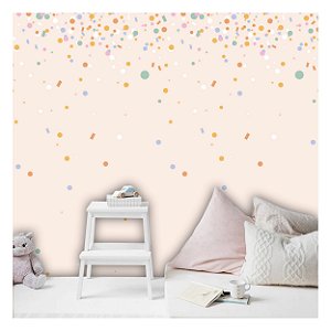Papel de Parede Decorativo Infantil Festa Material 3M