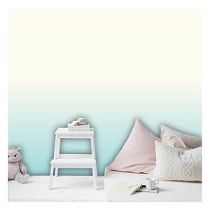 Papel de Parede Decorativo Infantil Degrade Mar Material 3M
