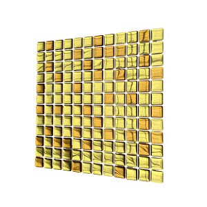 Pastilha Adesiva Amarelo Ouro Resinada Kit 4 Placas