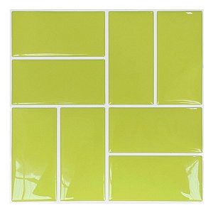 Pastilha Adesiva Resinada Concept Amarelo 1m²