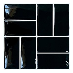Pastilha Adesiva Resinada Concept Preto 1m²