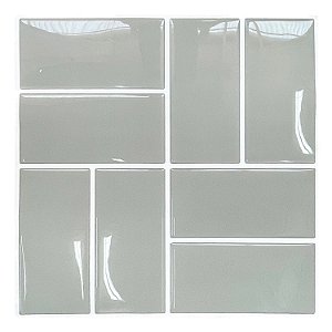 Pastilha Adesiva Resinada Concept Cinza 1m²