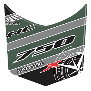 Adesivo Protetor Bico Paralama Compatível Nc 750x 2018 Resinado